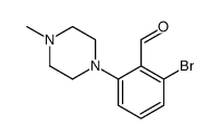 2-Bromo-6-(4-Methylpiperazino)benzaldehyde Structure