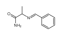 N-benzylidene-D,L-alanineamide Structure