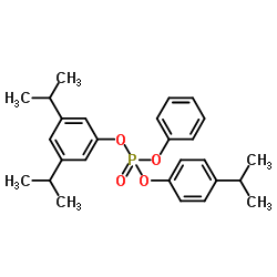 3,5-Diisopropylphenyl 4-isopropylphenyl phenyl phosphate Structure