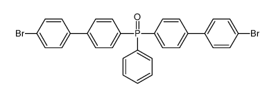 bis(4’-bromobiphenyl-4-yl)(phenyl)phosphine oxide structure