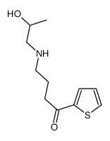 4-(2-hydroxypropylamino)-1-thiophen-2-ylbutan-1-one Structure