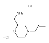 (4-Allylmorpholin-2-yl)methanamine dihydrochloride structure