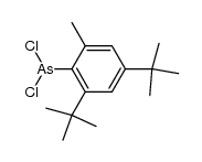 2,4-di-tert-butyl-6-methylphenyl-dichloroarsine结构式