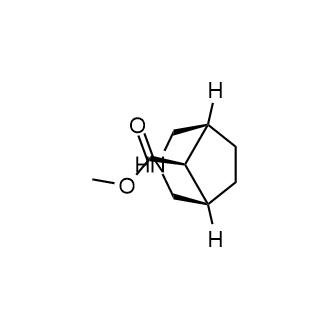 (1R,5S,8S)-3-氮杂双环[3.2.1]辛烷-8-羧酸甲酯结构式