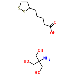 R-α-硫辛酸氨基丁三醇盐结构式