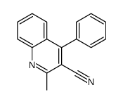 2-methyl-4-phenylquinoline-3-carbonitrile Structure