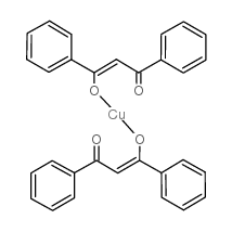 copper 1,3-diphenyl-1,3-propanedionate结构式