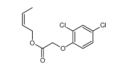 2-Butenyl=(2,4-dichlorophenoxy)acetate结构式