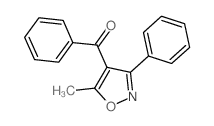 Methanone,(5-methyl-3-phenyl-4-isoxazolyl)phenyl-结构式