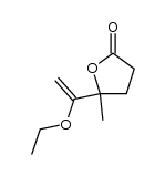 5-(1-ethoxyvinyl)-5-methyldihydrofuran-2(3H)-one结构式