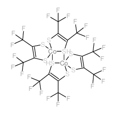 Cobalt, bis[m-[1,1,1,4,4,4-hexafluoro-2-butene-2,3-dithiolato(2-)]]bis[1,1,1,4,4,4-hexafluoro-2-butene-2,3-dithiolato(2-)]di-(8CI) Structure