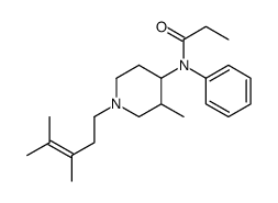 N-[1-(3,4-dimethylpent-3-enyl)-3-methylpiperidin-4-yl]-N-phenylpropanamide Structure