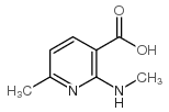 6-methyl-2-(methylamino)nicotinic acid structure