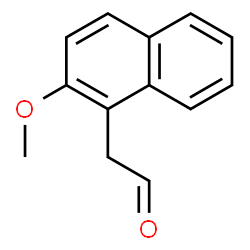 (2-Methoxy-1-naphthyl)acetaldehyde结构式