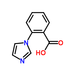 2-(1H-咪唑-1-基)苯甲酸结构式