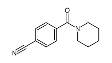 4-(哌啶-1-羰基)苯甲腈结构式