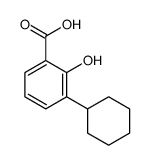 3-Cyclohexylsalicylic acid结构式