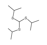 Tris(isopropylthio)methane structure