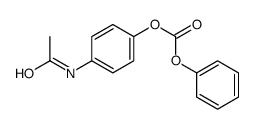 (4-acetamidophenyl) phenyl carbonate Structure