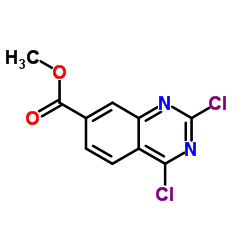 Methyl 2,4-dichloroquinazoline-7-carboxylate structure