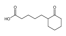 (+/-)-5-(2-oxocyclohexyl)pentanoic acid Structure