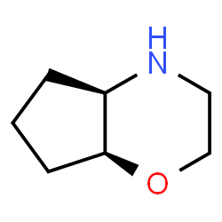 (4aR,7aS)-Octahydrocyclopenta[b][1,4]oxazine结构式