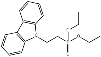 Diethyl [2-(9H-carbazol-9-yl)ethyl]-Phosphonate结构式
