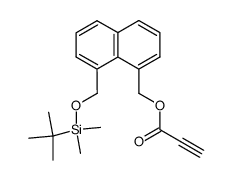 (8-(((tert-butyldimethylsilyl)oxy)methyl)naphthalen-1-yl)methyl propiolate Structure