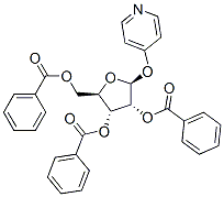 .beta.-D-Ribofuranoside, 4-pyridinyl, 2,3,5-tribenzoate结构式
