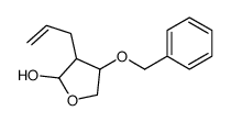 4-phenylmethoxy-3-prop-2-enyloxolan-2-ol结构式