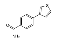 4-thiophen-3-ylbenzamide结构式