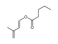 3-methylbuta-1,3-dienyl pentanoate Structure