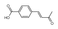 4-(3-oxobuten-1-yl)benzoic acid结构式