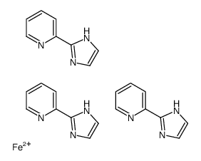 2-(1H-imidazol-2-yl)pyridine,iron(2+) Structure