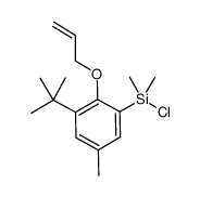 [2-(allyloxy)-3-tert-butyl-5-methylphenyl](chloro)dimethylsilane Structure
