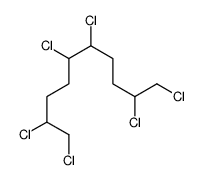 1,2,5,6,9,10-hexachlorodecane Structure