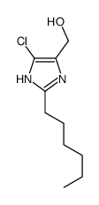 (4-chloro-2-hexyl-1H-imidazol-5-yl)methanol结构式