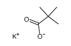 Potassium triMethylacetate structure