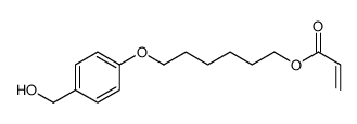 6-[4-(hydroxymethyl)phenoxy]hexyl prop-2-enoate Structure