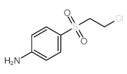 4-(2-chloroethylsulfonyl)aniline结构式