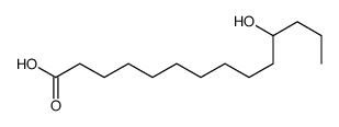 11-羟基肉豆蔻酸结构式