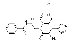 hippuryl-l-histidyl-l-leucine hydrate Structure