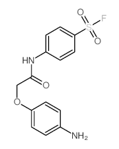 4-[[2-(4-aminophenoxy)acetyl]amino]benzenesulfonyl fluoride结构式