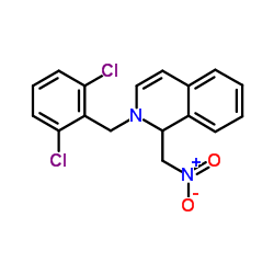 2-(2,6-Dichlorobenzyl)-1-(nitromethyl)-1,2-dihydroisoquinoline结构式