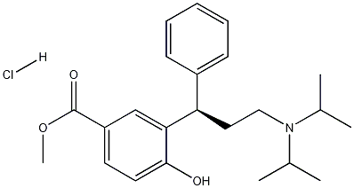 3-[(1R)-3-[Bis(1-methylethyl)amino]-1-phenylpropyl]-4-hydroxy-benzoic acid methyl ester hydrochloride (1:1) picture
