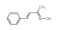 3-Buten-2-one,4-phenyl-, oxime, (2E,3E)- structure