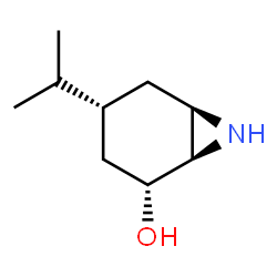 7-Azabicyclo[4.1.0]heptan-2-ol,4-(1-methylethyl)-,(1R,2R,4R,6R)-rel-(9CI) structure