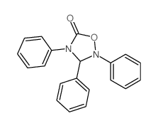 1,2,4-Oxadiazolidin-5-one,2,3,4-triphenyl-结构式