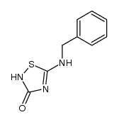 5-benzylamino-3-oxo-2,3-dihydro-1,2,4-thiadiazole结构式
