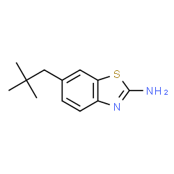 2-Benzothiazolamine,6-(2,2-dimethylpropyl)-(9CI) structure
